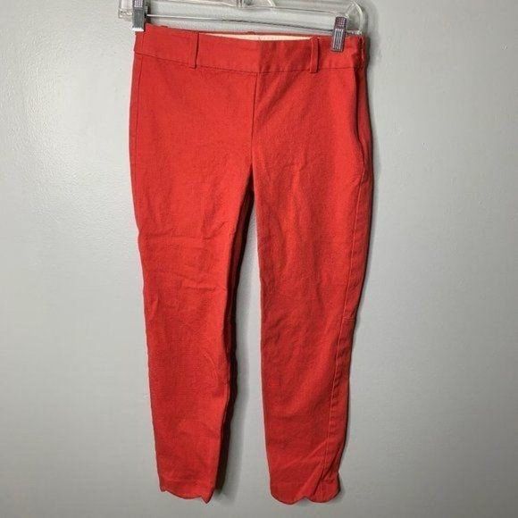 J. Crew Pants - J. Crew Orange Skinny Ankle Pants